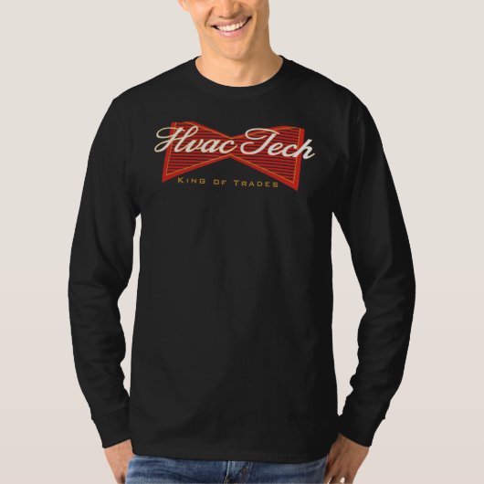 Hvac Tech King of Trades Mens T-Shirt (Vorderseite)