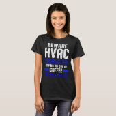 HVAC Technician Coffee Funny HVAC Tech T-Shirt (Vorne ganz)