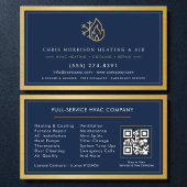 HVAC Technician Company QR Code  Visitenkarte