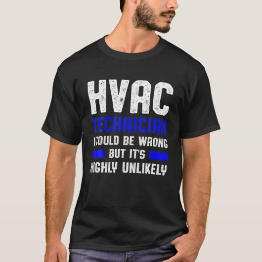 HVAC Technician Funny Funny HAC Tech T-Shirt (Vorderseite)