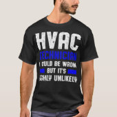 HVAC Technician Funny Funny HAC Tech T-Shirt (Vorderseite)