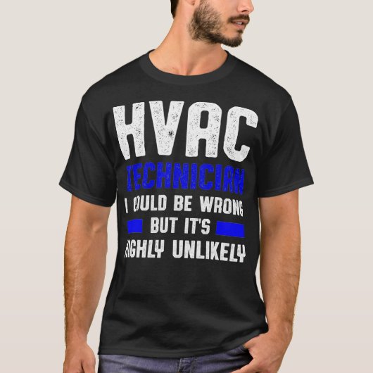 HVAC Technician Funny Funny HAC Tech T-Shirt (Vorderseite)