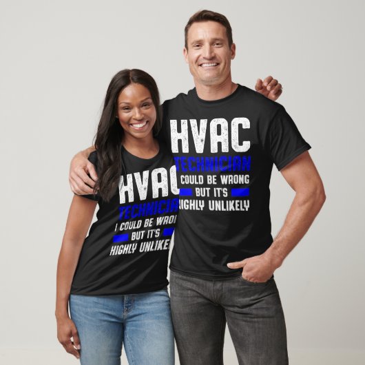 HVAC Technician Funny Funny HAC Tech  T-Shirt (Unisex)