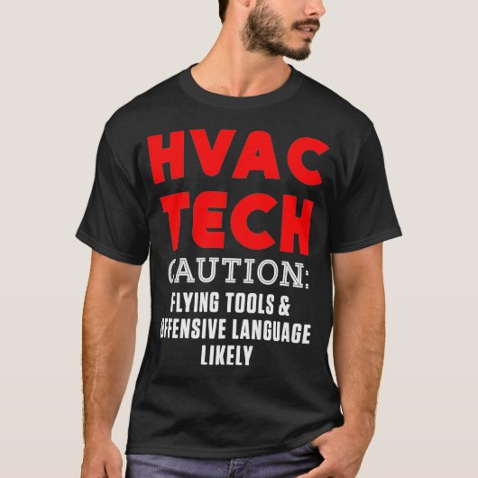 HVAC Technician Funny HVAC Tech Premium _51 T-Shirt (Vorderseite)