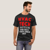 HVAC Technician Funny HVAC Tech Premium _51 T-Shirt (Vorne ganz)