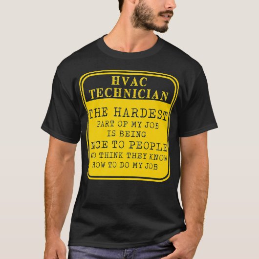 HVAC Technician Funny HVAC Tech Premium _57 T-Shirt (Vorderseite)