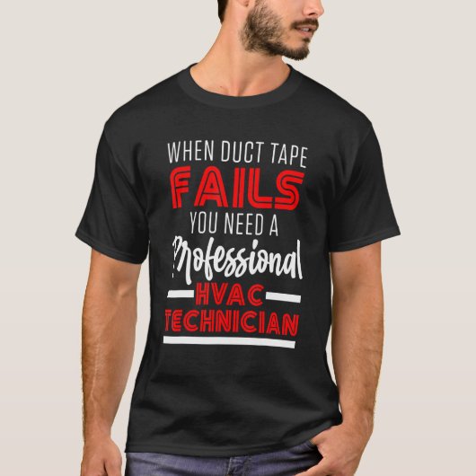 Hvac Technician Hvac Tech 15 T-Shirt (Vorderseite)