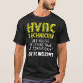 Hvac Technician Hvac Tech 2 T-Shirt (Vorderseite)