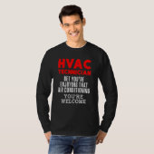 Hvac Technician Hvac Tech 6 T-Shirt (Vorne ganz)