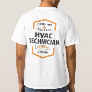 HVAC Technician Logo Geschenke. T-Shirt