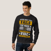 HVAC Technician Service HVACR Tech Installer Work  Sweatshirt (Vorne ganz)