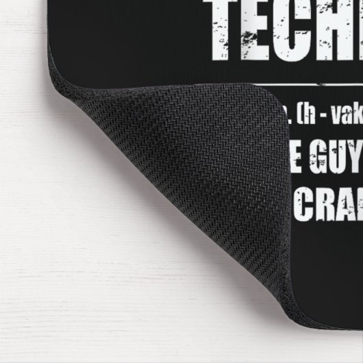 Hvac Technician Shirt behebt den Mist, den man nic Mousepad (Ecke)