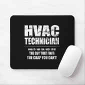 Hvac Technician Shirt behebt den Mist, den man nic Mousepad (Mit Mouse)