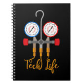 Hvac Technician Tech Life Funny Notizblock (Vorderseite)