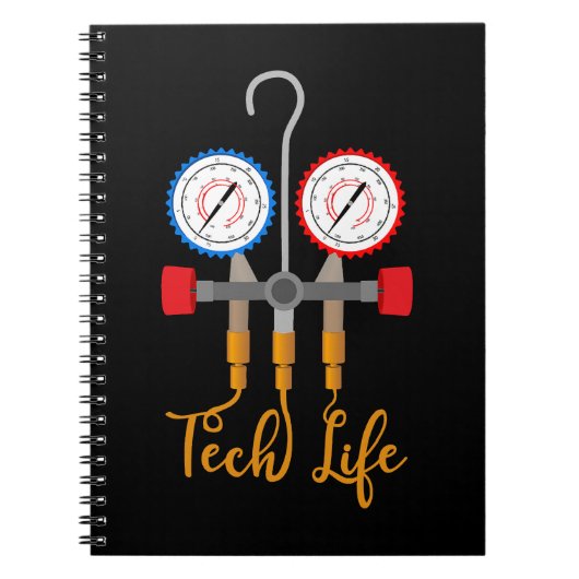 Hvac Technician Tech Life Funny Notizblock (Vorderseite)