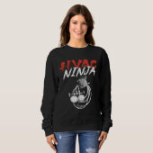 HVAC Technician Tech Ninja Vintage Hvac Ninja Sweatshirt (Vorne ganz)
