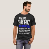 HVAC Techniker Fantasy Funny Funny HVAC Tech T-Shirt (Vorne ganz)