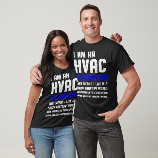 HVAC Techniker Fantasy Funny Funny HVAC Tech T-Shirt (Unisex)