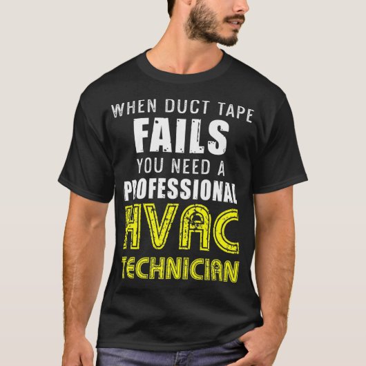 HVAC Techniker Funny HVAC Tech Premium _24 T-Shirt (Vorderseite)