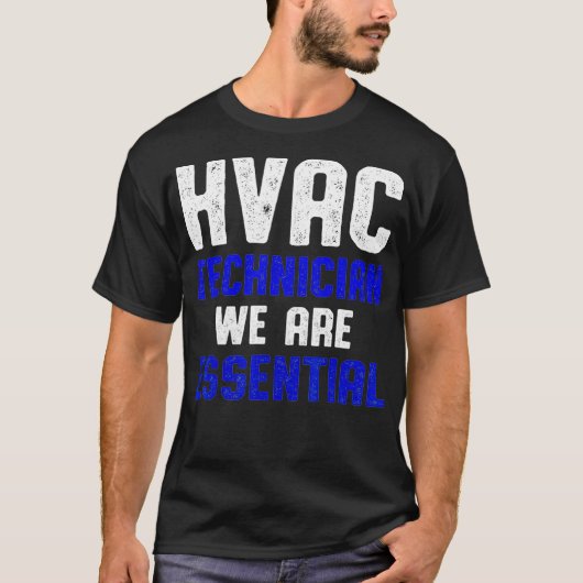 HVAC Techniker Funny HVAC Tech T-Shirt (Vorderseite)