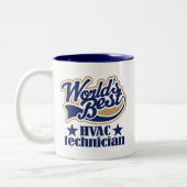 Hvac-Techniker-Geschenk Zweifarbige Tasse (Links)