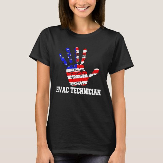 HVAC Techniker Hardwork HVAC Tech T-Shirt (Vorderseite)