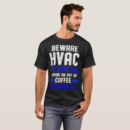 HVAC Techniker Kaffee Funny HVAC Tech Pullover Ho (Vorne ganz)