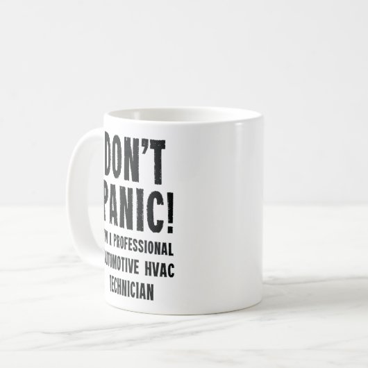 HVAC-Techniker Kaffeetasse (Vorderseite Links)