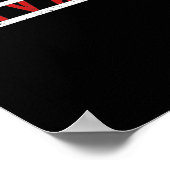 HVAC Techniker Men American Flag USA Vintag Poster (Ecke)