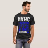 HVAC-Techniker Silent Funny HAC Tech  T-Shirt (Vorne ganz)
