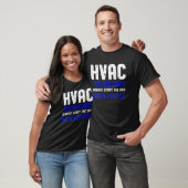 HVAC-Techniker starten Funny HVAC Tech T-Shirt (Unisex)