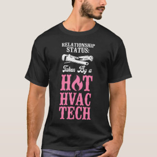 Hvac-Techniker Tech Freundin Ehefrau Vintage T-Shirt
