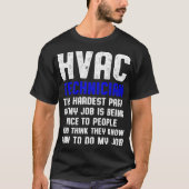 HVAC Techniker Teil Funny HVAC Tech T-Shirt (Vorderseite)