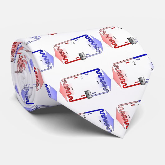 Hvac-Theorie in Kürze Krawatte (Gerollt)