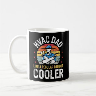 Hvac Vater Aber Cooler Mens Funny Hvac Techniker F Kaffeetasse