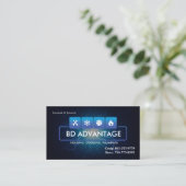 HVAC-Visitenkarten Visitenkarte (Stehend Vorderseite)