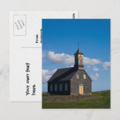 Hvalsneskirkja Postkarte (Vorne/Hinten)