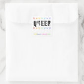 HVAM-Aufkleber Quadratischer Aufkleber (Tasche)