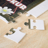 Hvannadalshnkur Island Reiseplakat. Puzzle (Seite)