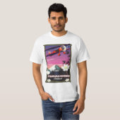 Hvannadalshnkur Island Reiseplakat. T-Shirt (Vorne ganz)