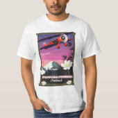 Hvannadalshnkur Island Reiseplakat. T-Shirt (Vorderseite)