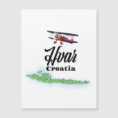 Hvar Croatia Karte (Vorderseite)