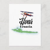 Hvar Croatia Karte (Vorderseite)