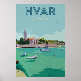 Hvar, Croatia Poster