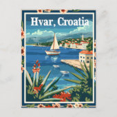 Hvar Croatia Postkarte (Vorderseite)