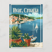 Hvar Croatia Postkarte (Vorderseite)