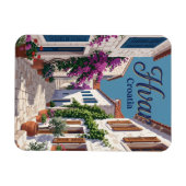 Hvar Gasse Kroatien Magnet (Horizontal)