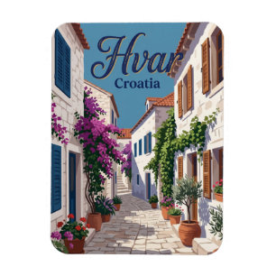 Hvar Gasse Kroatien Magnet