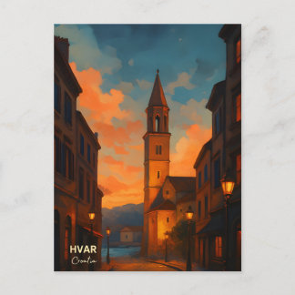 Hvar Island Old Town Postcard - Entdecken Sie das  Postkarte