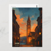 Hvar Island Old Town Postcard - Entdecken Sie das Postkarte (Vorne/Hinten)